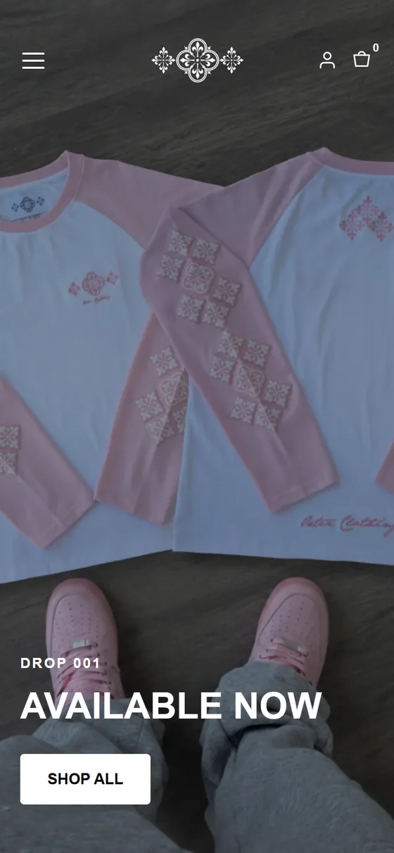 Ortez Clothing mobile